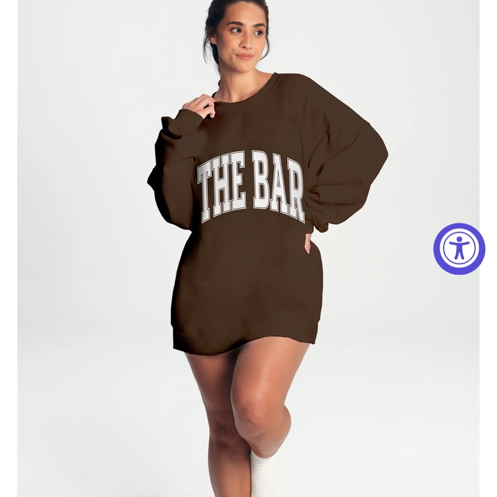 The Bar Chocolate Varsity Sweatshirt size XL - Picture 2 of 3